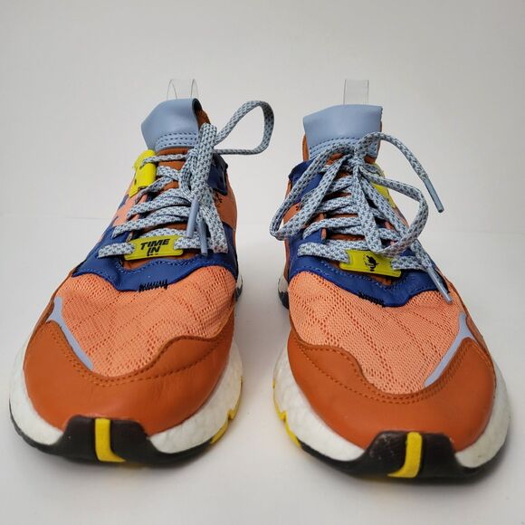 ADIDAS X  NINJA Nite Jogger Mens 6 Time In Sneakers Orange Amber Tint Q47199 - Picture 3 of 12